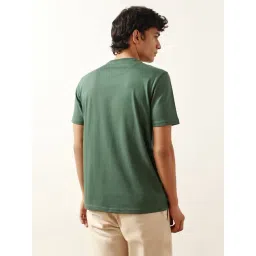 Andamen Signature Core Olive Regular Fit Solid T-Shirt image 2