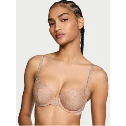 victoria's secret intimates Victoria's Secret Dream Angels Twinkle Strap Lace Classic-Coverage Demi Bra-picture-34