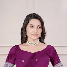 Okom Woven Design Zari Banarasi Saree With Blouse Piece image 4