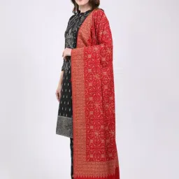 Monte Carlo Red Wool Shawl image 2