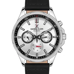 Daniel Klein Exclusive Men Patterned Dial & Leather Straps Analogue Watch DKX.1.13544-1-picture-11