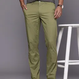 Louis Philippe Sport Men Tapered Fit Chinos Trousers-picture-36