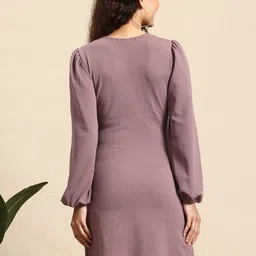 Mast & Harbour Puff Sleeve Sheath Mini Dress image 2