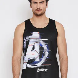 Marvel by Wear Your Mind Men Black Printed Round Neck T-shirt-picture-35