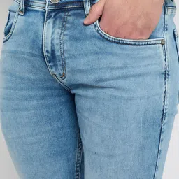 Duke Men Slim Fit Heavy Fade Stretchable Jeans image 2