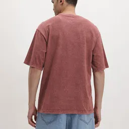 The Roadster Life Co. Printed Drop-Shoulder Sleeves Pure Cotton Relaxed T-shirt image 5