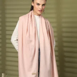 Mafadeny Peach Regular Fit Stole-picture-32