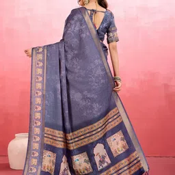 Mitera Kalamkari Pure Silk Saree image 4