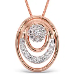 Candere By Kalyan Jewellers 18k Rose Gold and Cubic Zirconia Pendant for Women-picture-28