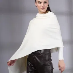 Mafadeny Cream Regular Fit Stole image 3