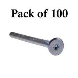 Ebco Bugle Head Allen Screw Zinc White Finish, Size M6x50 mm, BHAS-650 (Pack of 100) image 2