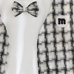 YK Boys Checked T-shirt With Shorts image 5