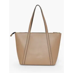 THE GUSTO Beige Aza Tote (M) image 3