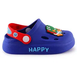 PASSION PETALS Perforated Clogs With Baby Dinosaur Charms - Blue image 4