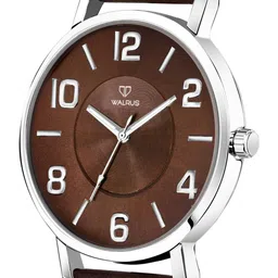 Walrus Men Brown Brass Dial & Brown Straps Analogue Watch WWTM-OPUS-III-090907 image 2