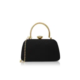 Lavie Signature Twist Handle Clutch with Detachable Chain -Black (S) image 1
