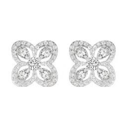 Sparkles Lab Grown Diamond 14k (585) Rose Gold Earrings for Women-picture-20