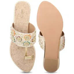 Inc.5 Women's Gold Toe Ring Sandals image 3