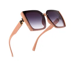 HASHTAG EYEWEAR Unisex Square Sunglasses with UV Protected Lens 58013_C6 image 4