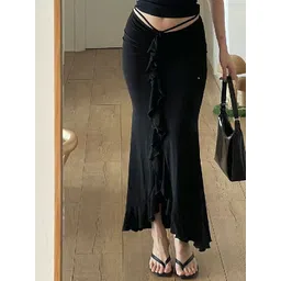 LULU & SKY Flared Midi Skirts image 1