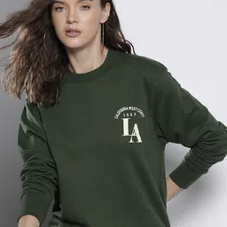 Boohoo Printed Detail Oversized Sweatshirt-picture-21