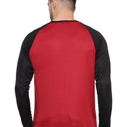 TQH Men Pack Of 2 Colourblocked Raglan Sleeves T-shirt image 4