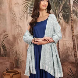 Sangria Women Woven Design Stole-image-87