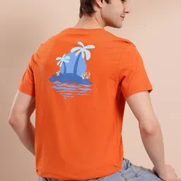 Mast & Harbour Printed Tropical Pure Cotton T-shirt-picture-23