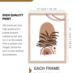 walllane Modern Wall Art With Frame Home Decor Wall Painting For Living Room Office Bedroom image 3