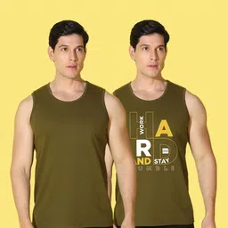 WOOSTRO Men Typography 2 Printed Pockets Slim Fit T-shirt image 4