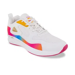 Campus Women Off White Mesh Running Shoes-image-15