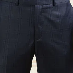 Ted Baker Men Mid-Rise Regular Fit Checkered Trousers image 5