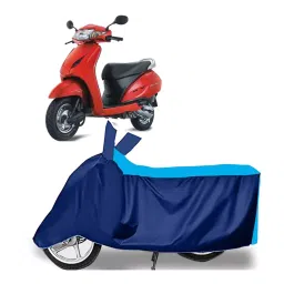 Auto Pearl Two Wheeler Cover for Honda Activa - Cyan, Blue-picture-12
