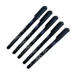 Doms Inxify 0.6 GL Black Ball Pen (Pouch of 5 Pcs)-image-5