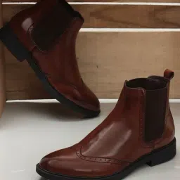 Carlton London Men's Brown Chelsea Boots-image-84