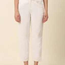 Melon by PlusS White Regular Fit Mid Rise Jeans-image-11