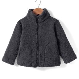 Kanvin Fleece Woven Full Sleeves Solid Colour Winter Jacket - Black-picture-14