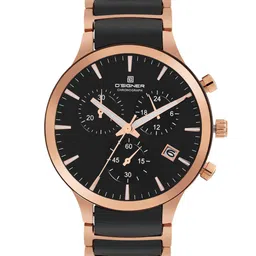 d'signer Dsigner Men Brass Dial & Straps Analogue Chronograph Watch 747RGBCRM.3G-picture-12