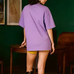 Anikmart Women Printed Pure Cotton Fusion T-shirt image 3