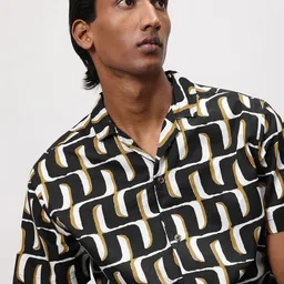 ether Geometric Printed Casual Shirt-picture-12