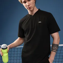 Slazenger Men Henley Neck Sports T-shirt-picture-37