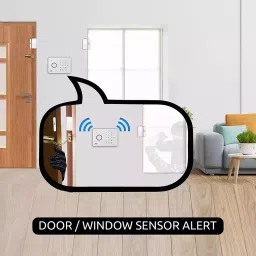 Godrej Security Solutions Forte Alarm System Monitoring via Phone Built-in Speaker for Siren SMS Alerts & Phone Notifications image 3