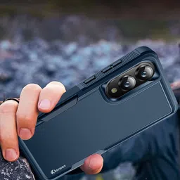 Karwan Samsung S25 Edge Rugged Dual Layer Back Case Cover for image 2