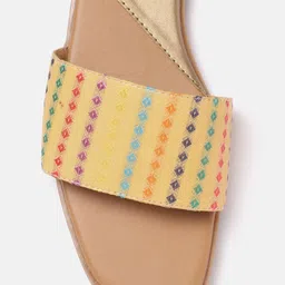 Anouk Women Woven Design Open Toe Flats image 2