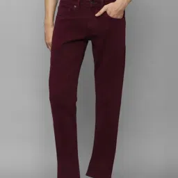 Louis Philippe Jeans Maroon Slim Fit Jeans-image-48
