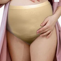 NEWMOM Pack Of 2 High-Rise Seamless Breathable Maternity Support Briefs 0803-242-image-58