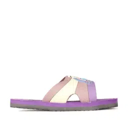 Disney by Bata Kids Purple & Cream Casual Slides-picture-30