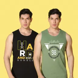 WOOSTRO Men Typography 2 Printed Pockets Slim Fit T-shirt image 4