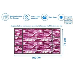 The Furnishing Tree Purple Printed Refrigerator Cover image 5