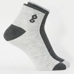 glitchez Men Pack Of 2 Colourblocked Printed Ankle Length Socks-picture-14